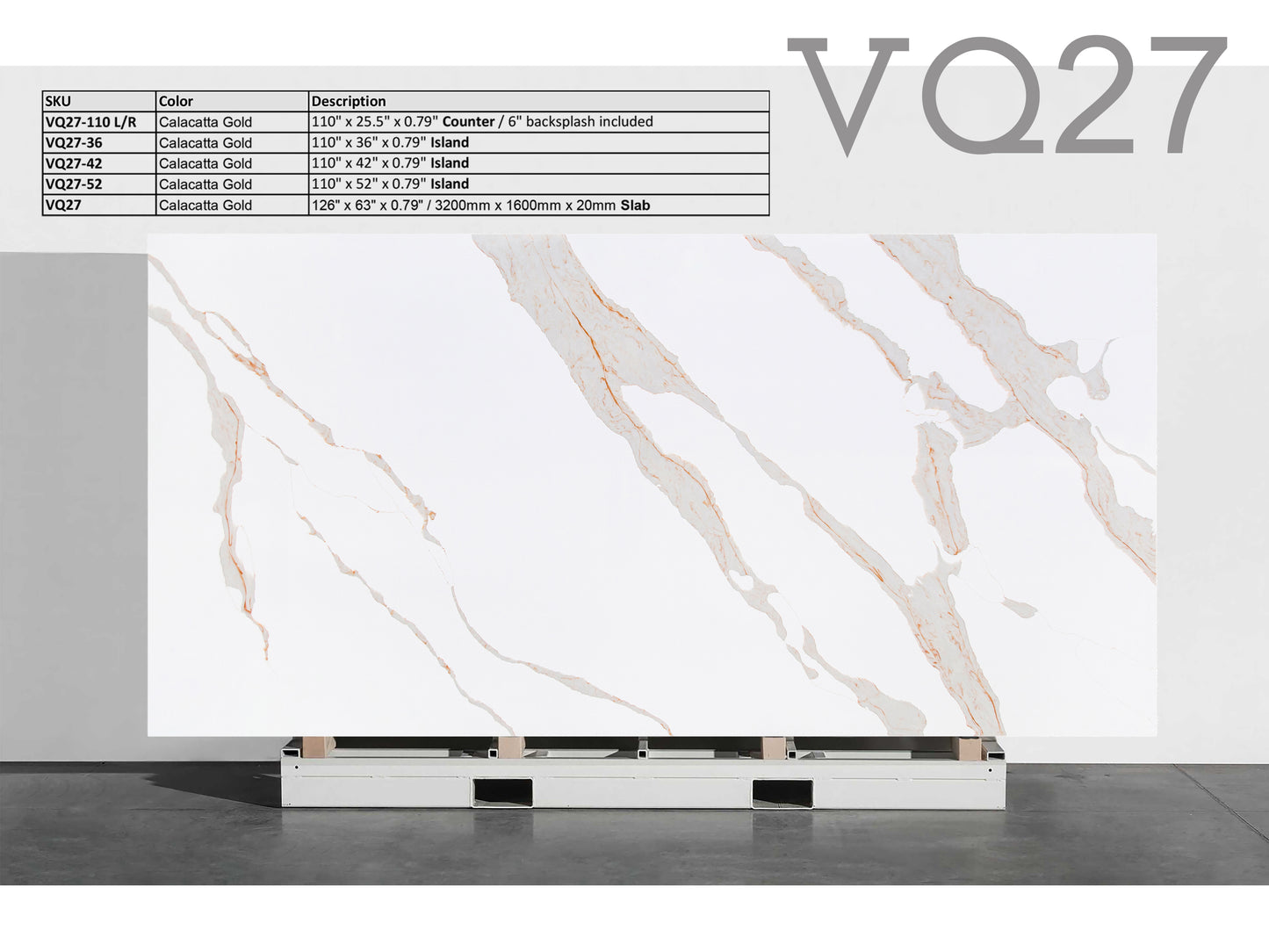 VQ27 Calacatta Gold