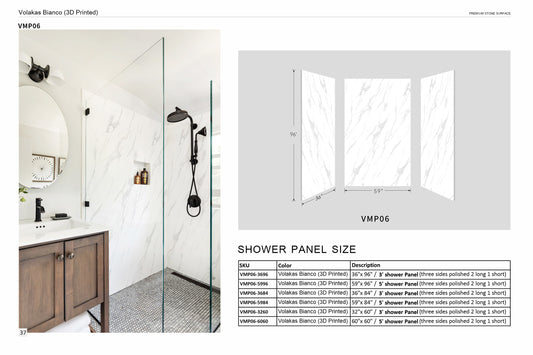 VMP06 Volakas Bianco (3D Printed)